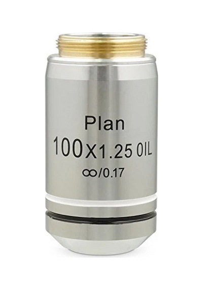 Mikroskop Objektifi 100x Infinity Plan Sonsuz Plan 100x/0.80 /0.17 Özel Kabında