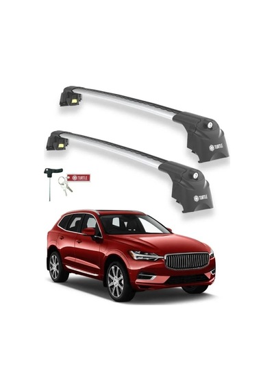 Turtle Volvo Xc60 2018-2025 Ara Atkı Air2 Gri