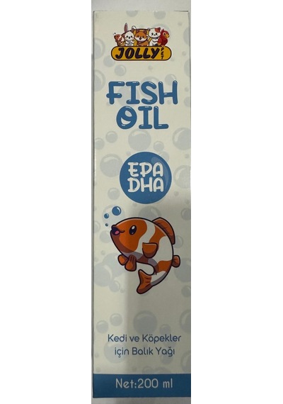 Jolly Kedi ve Köpekler İçin Balık Yağı 200 ML