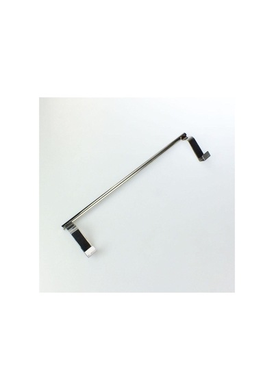 Lüx Görünümlü Dolap Kapağı Paslanmaz Metal Havlu Askılığı 33 Cm Siyah