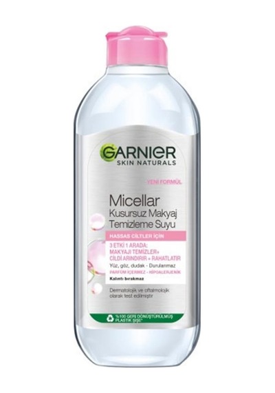 Micellar Kusursuz Makyaj Temizleme Suyu 400ml Makyaj Temizleme Mendili 100 'lü Hediye