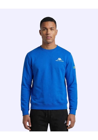 Kappa Talie Crewneck Erkek Mavi Regular Sweatshirt