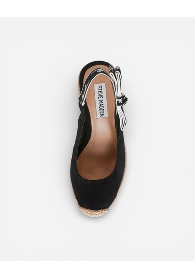 Steve Madden Demmı Black Sued Kadın Siyah Sandalet Demmı