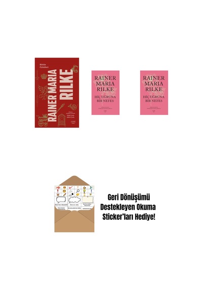 Bütün Öyküleri - Rainer Maria Rilke + Hiç Uğruna Bir Nefes Ciltli + Hiç Uğruna Bir Nefes + Okuma Sticker'ları