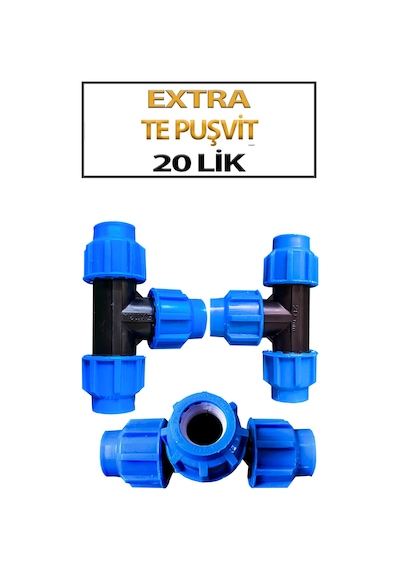 Geçme Te Puşvit 20'lik Sağlam Dayanıklı Pvc Extra 2 Adet