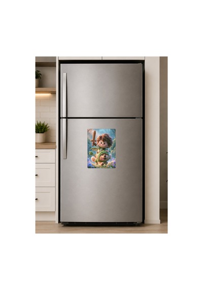 9 Parça Mıknatıslı Yapboz Puzzle 15x21 Cm Uv Baskılı Mdf Magnet Çocuk Eğitici Oyuncak
