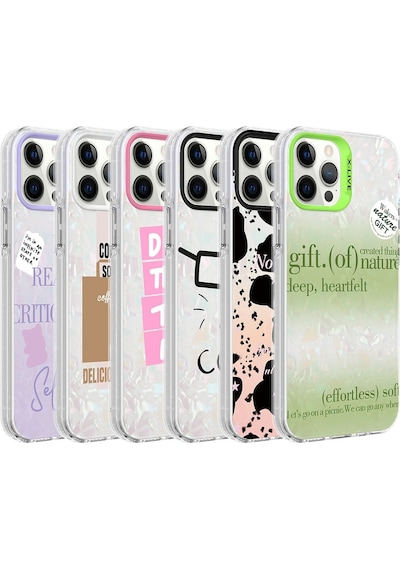 Apple Uyumlu iPhone 12 Pro Max Uyumlu Mermer Desenli Zore Marbello Kılıf-beyaz Beyaz -