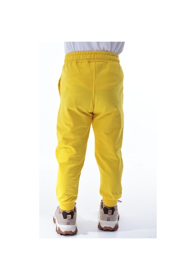 Unisex Çocuk %100 Pamuk Günlük Jogger Eşofman Altı 12 Ay 5 Yaş Sarı