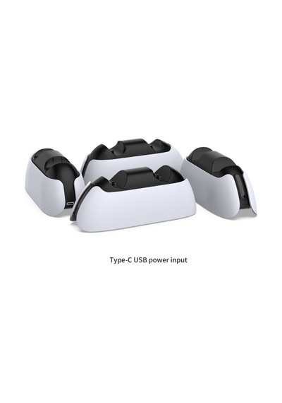 Tp5-05103e Ps5 Kontroller Geri Çekilebilir Ayaklı Led Göstergeli Işıklı Hızlı Şarj Standı