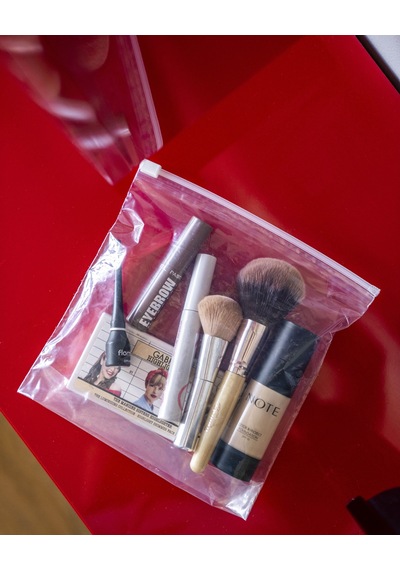 Fermuarlı Organizer Poşet 10 Adet 20x20+5 Cm Şeffaf