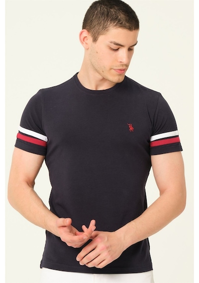 T8589 Dewberry Erkek T-shırt-lacivert Lacivert