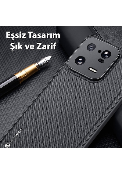 Dux Ducis Xiaomi 13 Pro Fino Serisi Premium Dokuma Silikon Kılıf Dux Ducis Xiaomi 13 Pro Fino Serisi Premium Dokuma Silikon Kılıf