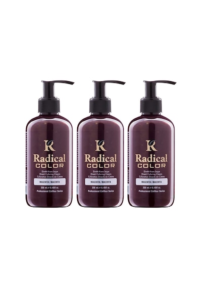 Radical Color New 25/macenta Amonyaksız Su Bazlı Saç Boyası 250 Ml 3 Adet Magenta