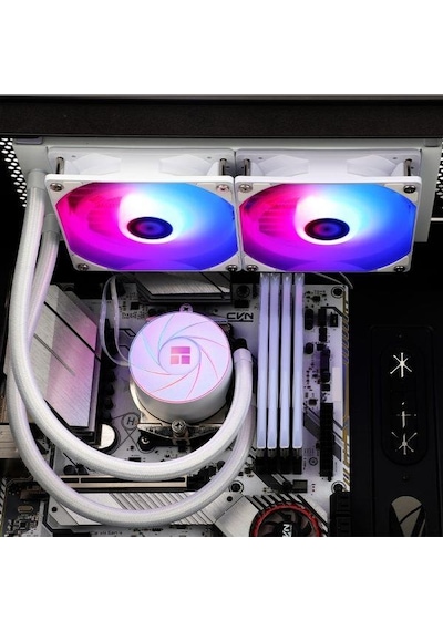 Thermalright Aqua Elite 240 Beyaz Argb Sıvı İşlemci Soğutucu