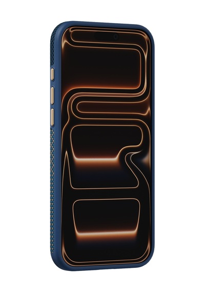 Apple iPhone Uyumlu 18 Pro Max Kılıf M-safe Özellikli Raptic Aramid Dual Ultra Serenity Serisi Karbon Lacivert