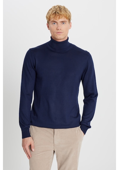 AC&Co / Altınyıldız Classics Erkek Lacı Yünlü Standart Fit Normal Kesim Tam Balıkçı Yaka Triko Kazak Lacı AC&Co / Altınyıldız Classics Erkek Lacı Yünlü Standart Fit Normal Kesim Tam Balıkçı Yaka Triko Kazak Lacı