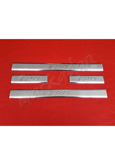 Markadan Hyundai I20 Krom Kapı Eşiği 2008-2014 4 Parça Paslanmaz