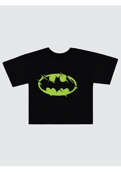 Batman Erkek Çocuk Tişört 2-5 Yaş Siyah