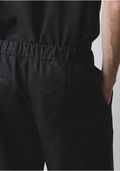 Mavi - Siyah Liyosel Tencel Pantolon 0010591-900