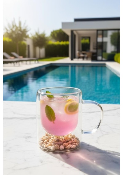 Bambum Olbia - Çift Cidarlı Bardak 300ml Renksiz