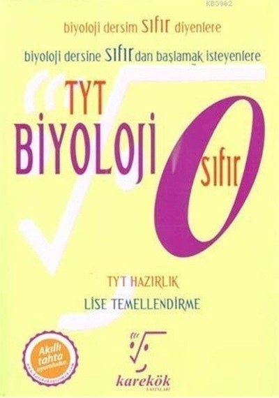 KAREKÖK TYT BİYOLOJİ SIFIR