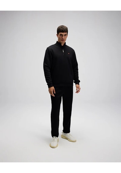 Ellesse Yarım Fermuarlı Erkek Sweatshirt Em580 Siyah