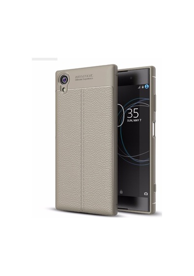 Sony Xperia Xa1 Plus Kilif Deri Görünümlü Korumali Niss Silikon 406462982