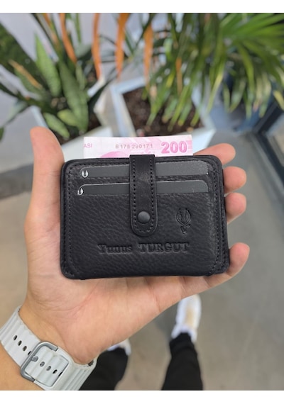 Visso 8600 Hakiki Deri Erkek & Kadın Deri Kartlık Çanta