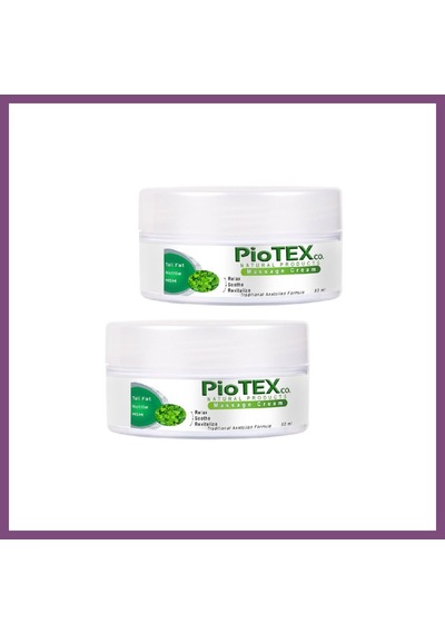 Twin Store Piotexco Masaj Kremi 2 Adet - Kuyruk Yağı, Isırgan Otu Ve Msm İçerikli Bzstwın