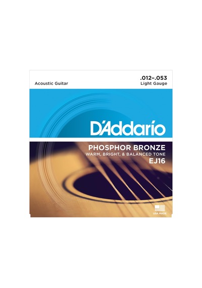 D'addario Ej16 Phosphor Bronze Serisi Akustik Gitar Tel Seti 12-