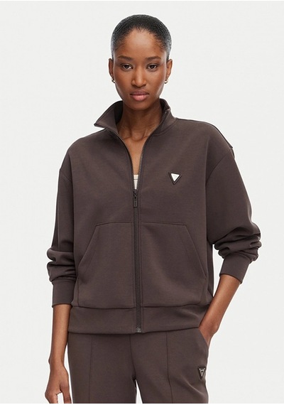 Guess Olympe Scuba Kadın Sweatshirt V6yq17k4313 Kahverengi