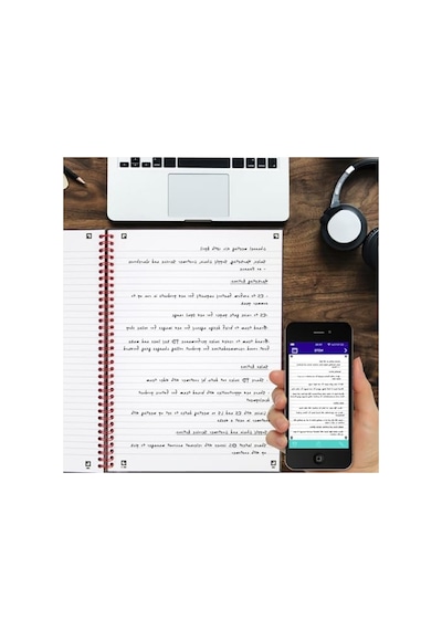 Dayanıklı Sert Kapaklı Spiral Notebook, 70 Çift Taraflı Sayfa Açık Gri