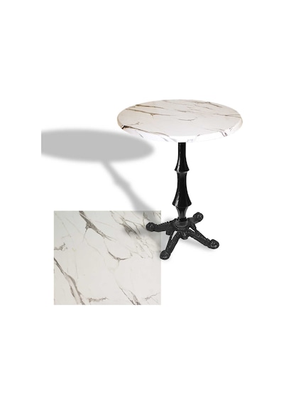 Çipa 1012 Döküm Ayak Yuvarlak Masa Çap 70cm - Werzalit, Wermodin Ve Allzalit Tabla - Afyon Mermer Çok Renkli Çipa 1012 Döküm Ayak Yuvarlak Masa Çap 70cm - Werzalit, Wermodin Ve Allzalit Tabla - Afyon Mermer Çok Renkli