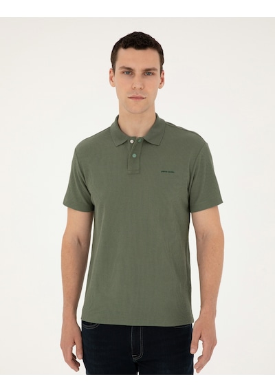 Pierre Cardin Erkek Haki Tişört 50296569-vr027 Haki