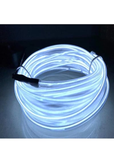 Beyaz Renk 5 Metre Neon Ip Torpido Şerit Led