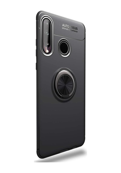 Microsonic Huawei P40 Lite E Kılıf Kickstand Ring Holder