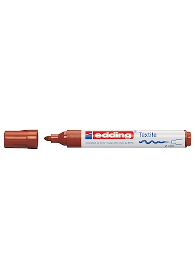 Edding 4500 Kumaş Kalemi - Kahverengi - 2-3Mm