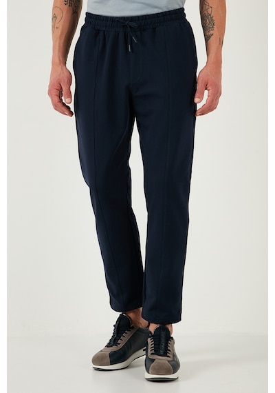 Buratti Pamuklu Regular Fit Yüksek Bel Düz Paça Çimalı Jogger Erkek Pantolon 5908058 Lacivert Buratti Pamuklu Regular Fit Yüksek Bel Düz Paça Çimalı Jogger Erkek Pantolon 5908058 Lacivert