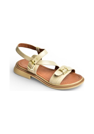 Fox Shoes Y996062509 Bej Toka Detaylı Kadın Sandalet