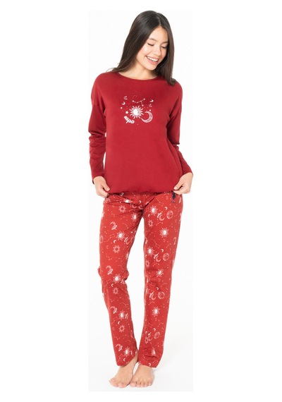 U.s. Polo Assn. U.s. Polo Assn. Kadın Bordo Pijama Takım-bordo-l Çok renkli