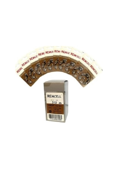 Remcell 10 Paket 312 Numara İşitme Cihazı Pili