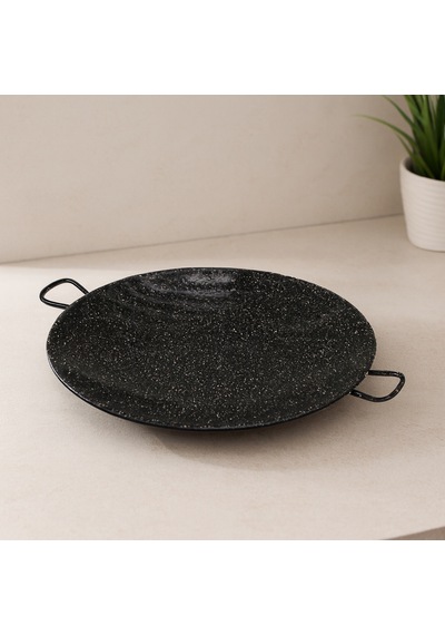 Kulplu Emaye Kavurma Sacı 30 Cm