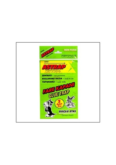 Brofar Astrap Fare Yapışkanlı Kağıt Kapan - 2'li Paket- 12'li Paket