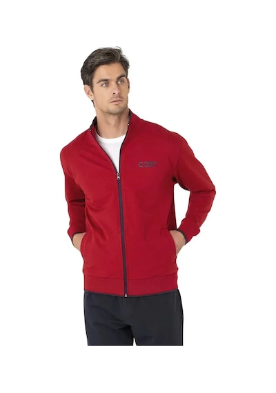 Pierre Cardin 7120 Erkek Uzun Kollu Dik Yaka Eşofman Takımı-bordo Bordo