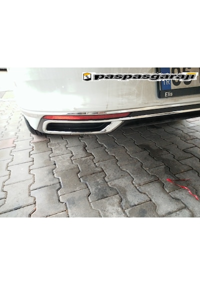 Vw Passat B8.5 Krom Egzoz Görünümü Difüzör Çıtası 3 Parça 2019 ve N11.3969