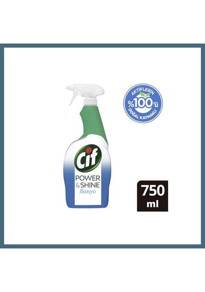 Agc Uygun Sepet Sprey 750 Ml Power & Shine Banyo 1 Adet Agc