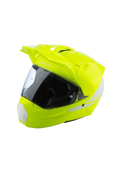 Klim X1 Alpha Carbon Korumalı Adv Kask Sarı Beyaz