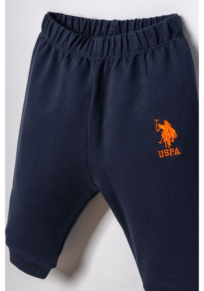 U.S. Polo Assn. Erkek Bebek Baskılı Mavi Uzun Kol Pijama Takım Usb3165-c-v1 Usb3165-c-v1