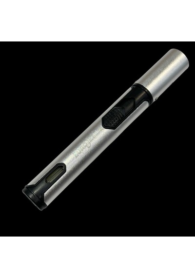 Euro Jet Tek Torch Gümüş Pürmüz Puro Çakmağı
