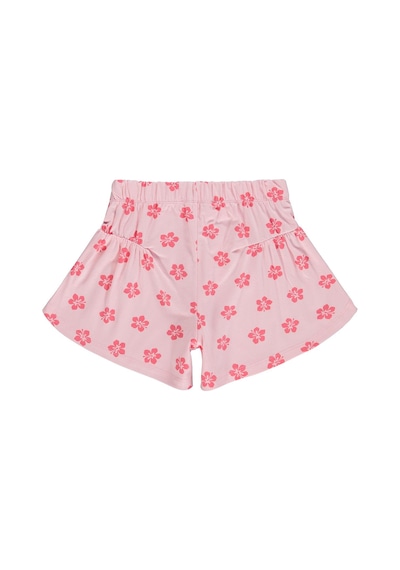 Civil Girls Çiçekli 6-9 Yaş Şort - Pembe